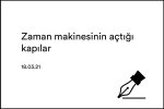 Zaman makinesinin açtığı kapılar