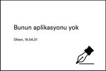 Bunun aplikasyonu yok