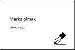 Marka olmak